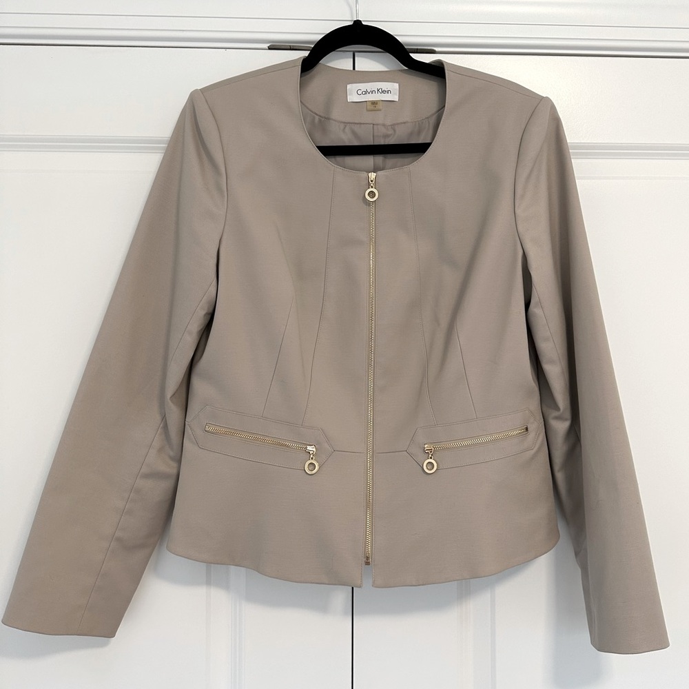 Calvin Klein Peplum Jacket